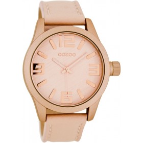 OOZOO Timepieces 41mm Powderpink Leather C7601